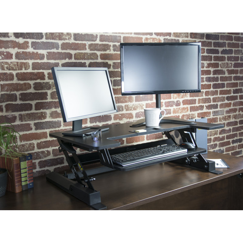 VIvo Height Adjustable Standing Desk & Reviews Wayfair